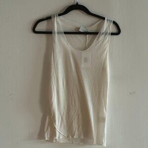 NWT NEVER WORN DEIJI STUDIOS - SHEER SINGLET KNIT TANK TOP
